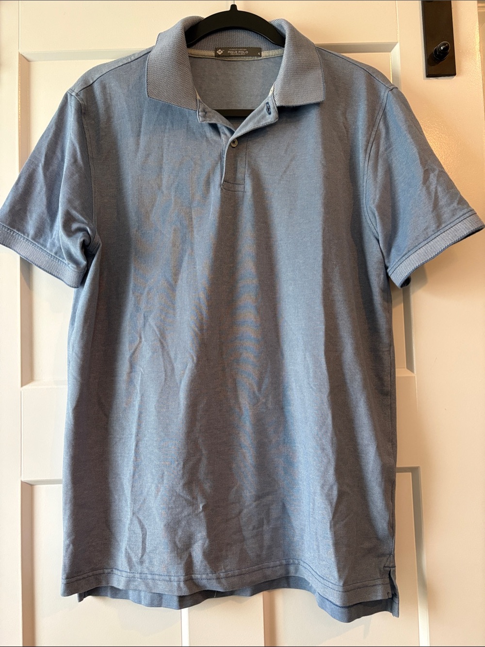 Men's Light Blue Polo Shirt by Van Heusen